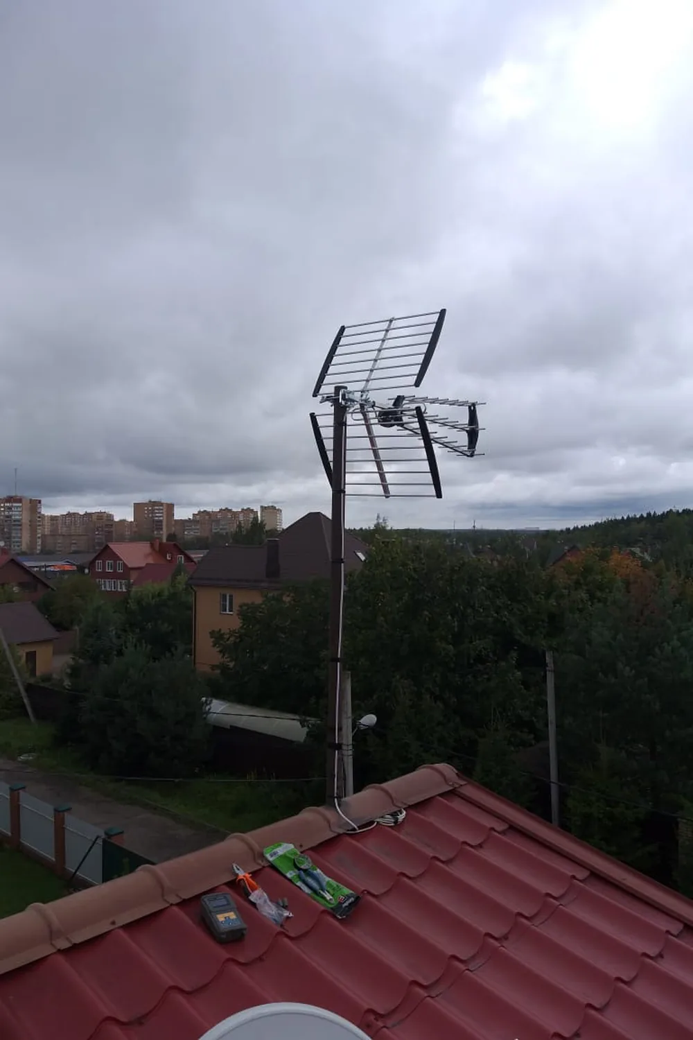 Пример работ по антеннам и ТВ